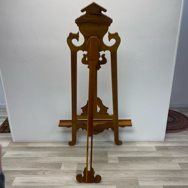 Brown Wood Decorative Easel to Display Artwork