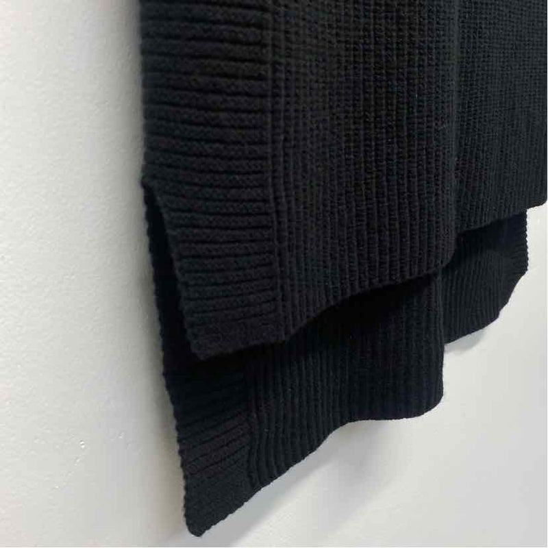 Gentle Herd Size L Women's Black Solid Turtle Neck Sleeveless Top