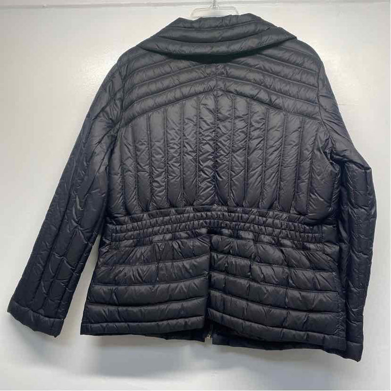 Michael Michael Kors Women's Size Xl Black Solid Puffer Coat