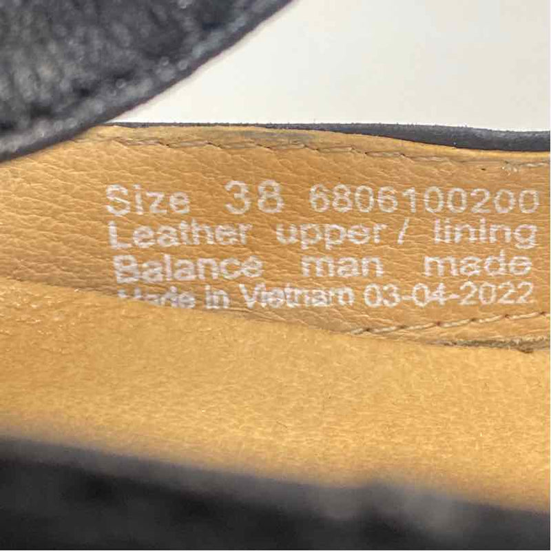 Dansko Size 38-7.5 Women's Black Solid Mary Jane Flats