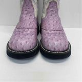 Ariat Size 6.5 Women's Lilac-White Embroidered Western Boots