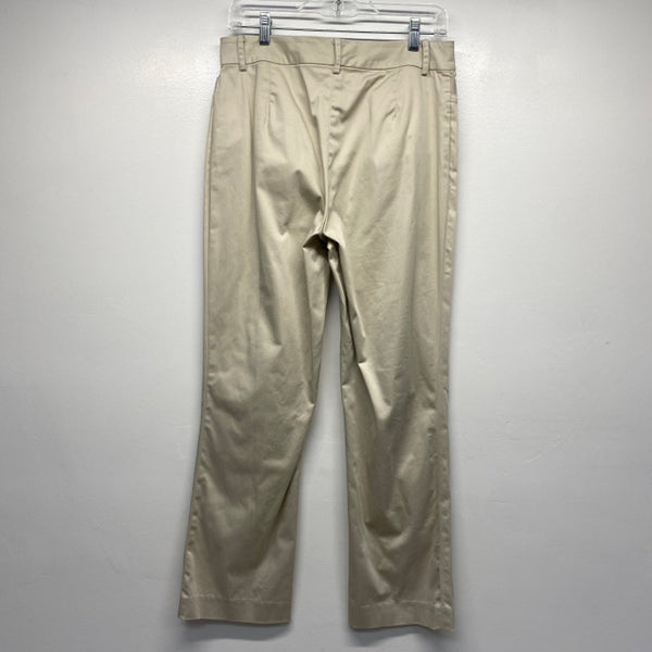 Lauren Ralph Lauren Size 6 Women's Beige Solid Chino Pants
