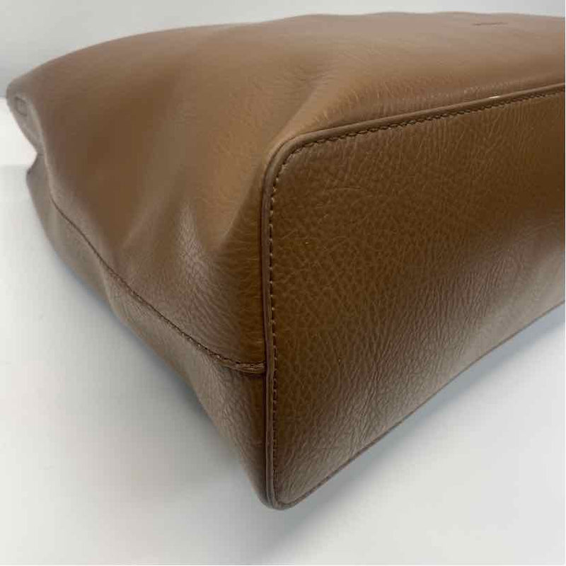 Matt & Nat Brown Faux Leather Pebbled Tote Handbag