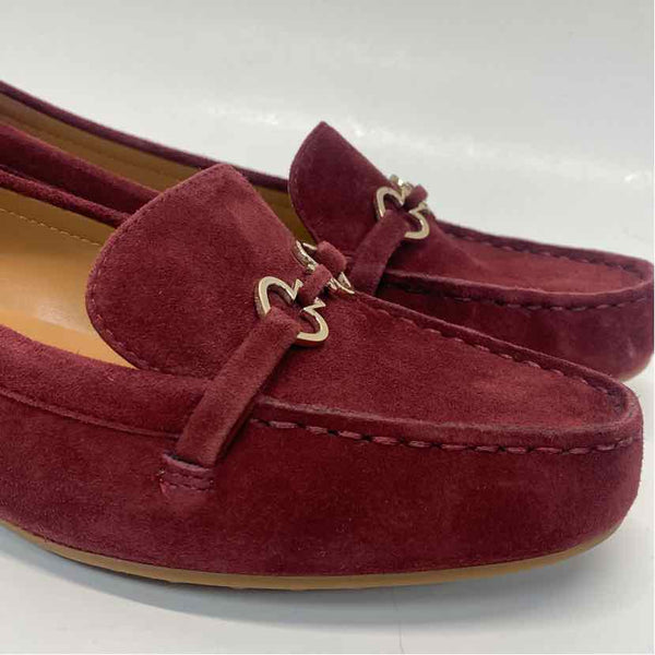 Kate Spade Size 8 Women's Burgundy Solid Loafer Flats