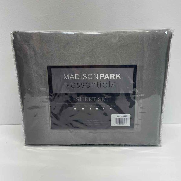Madison Park Gray Satin Sheets