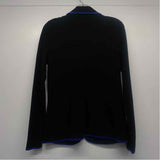 Lauren Ralph Lauren Women's Size S Black Solid Button Up Jacket