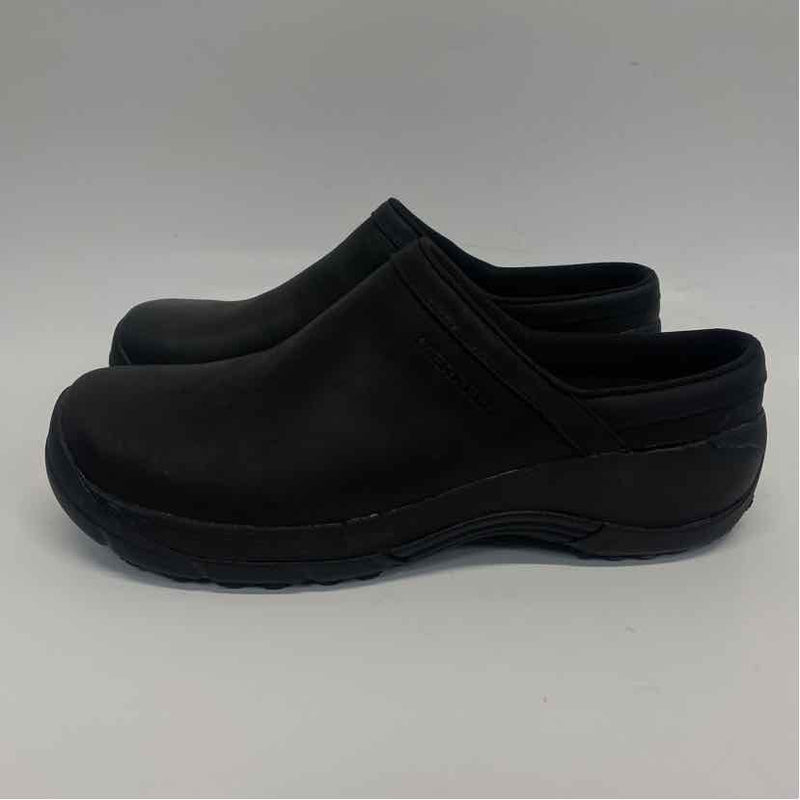 Merrell Size 8 Women's Black Solid Slip On Clogs