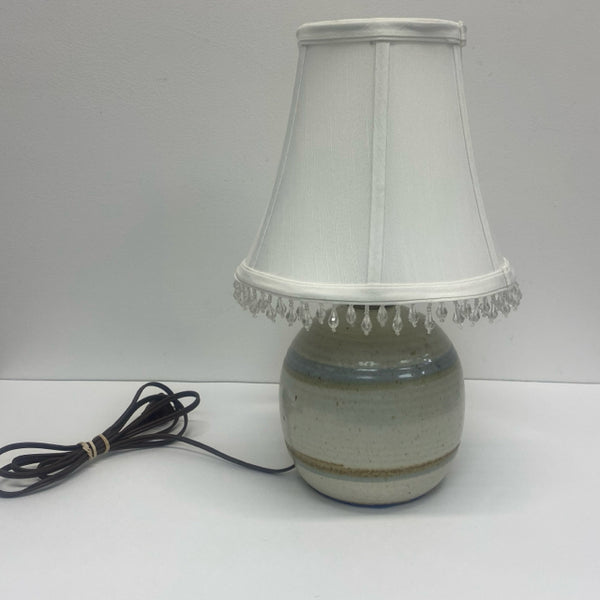 Beige Pottery Lamp