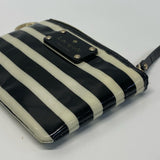 Kate Spade Black-Tan Stripe Coin Purse ? key chain