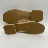 Steve Madden Size 7 Women's Beige Solid Slide Sandals