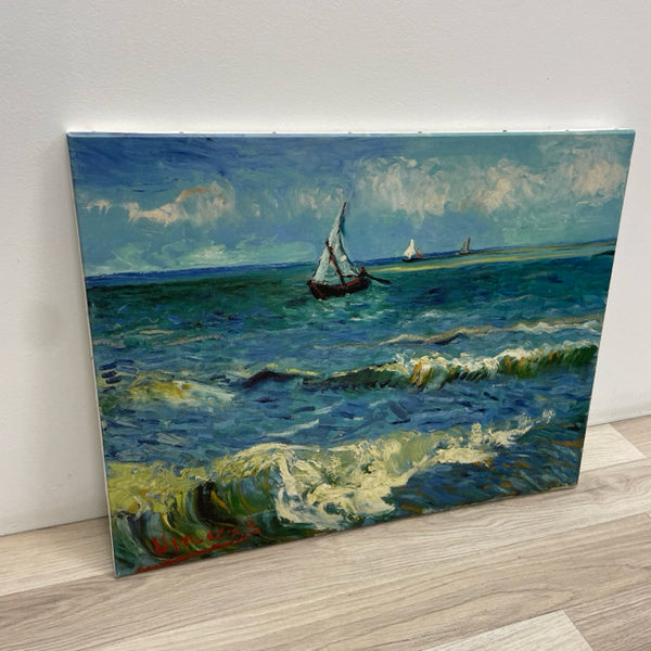Vincent  Van Gogh The Sea at Les Saintes  Canvas Wall Decor