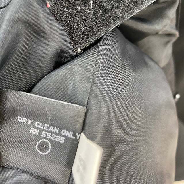 Express Women's Size S 5-6 Black Solid Single button Coat