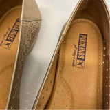 Pikolinos Size 41- 10 Women's Gold Shimmer Slip On Shoes