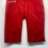 Daily Sports Size 8 Women's Coral Solid Bermuda Shorts