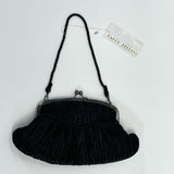 Carlo Fellini Black Beaded Evening Bag