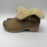 Dansko Size 38-7.5 Women's Beige Shearling Booties