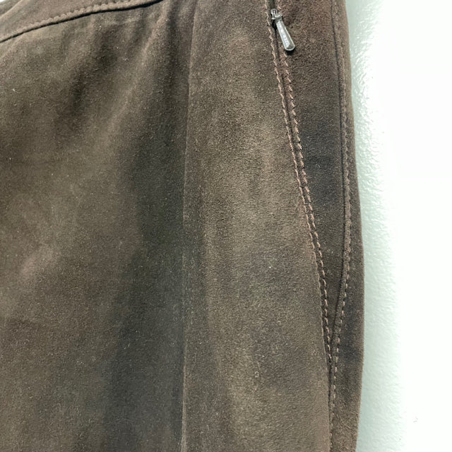 Worth Size 14 Brown Solid Women's Pants