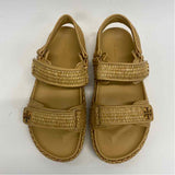 Tory Burch Size 8 Women's Tan Solid Strappy Sandals
