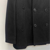 Levis Size L Black Wool Blend Solid Men's Men's Coat