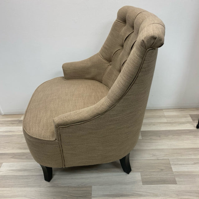 Tweed Brown Solid Chair