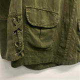 Willow & Clay Women's Size M Green Solid Utility Jacket