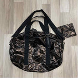 Jack Gomme Brown Fabric Solid Overnight Traveling Bag