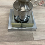 Table Top Silver Metal Lamp