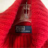 Polo by Ralph Lauren Size M Women's Red Solid Turtle Neck Sweater