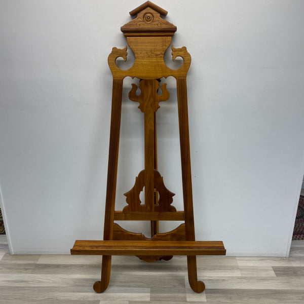 Brown Wood Decorative Easel to Display Artwork
