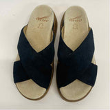 Dansko Size 37-7 Women's Black Solid Slip On Sandals