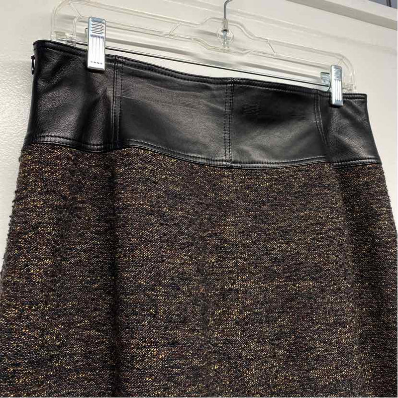 Lafayette 148 Size 6 Women's Black Tweed Pencil Skirt