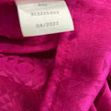 Vince Camuto Size XS Women's Fuschia Pattern Peek a Boo Blouse