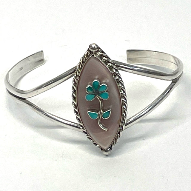 Sterling Silver Cuff Native American Bracelet