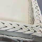 White Wicker Desk