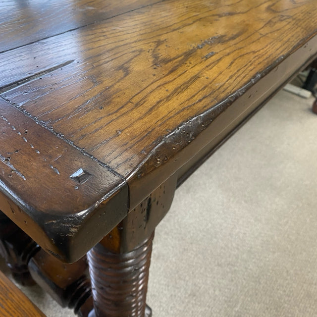 Farm House Brown Wood Console - Sofa Table