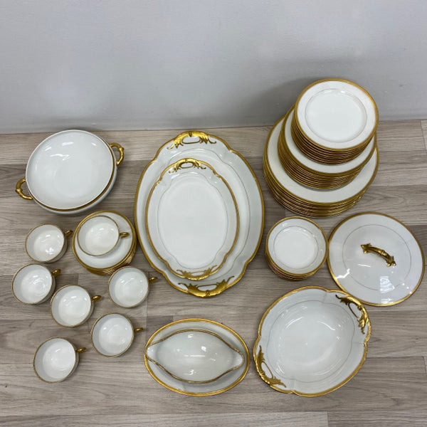 フランス製　Limoges Haviland リム付きディープディッシュ 23f4fd56fac356cff279d1c64faa8c