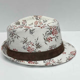 Goorin White-Multi Floral Fedora Hat