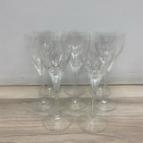 Lenox Firelight Platinum Clear Cut Stemmed Wine Glasses - Set of 8