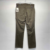 Billabong Size 34 Brown Cotton Blend Solid Men's Men's Pants