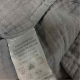 Carbon 2 Cobalt Size Xl Women's Gray Solid Shift Short Sleeve Hoodie Dress