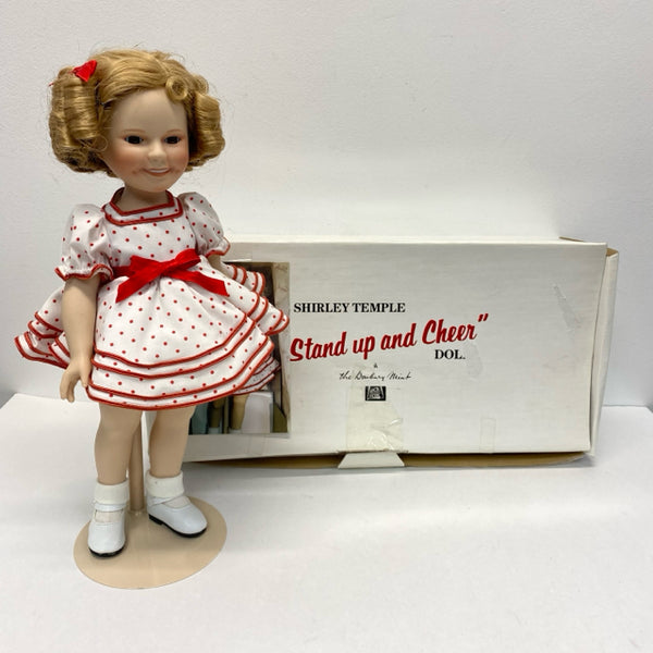 The Danbury Mint The Shirley Temple Stand Up and Cheer Doll