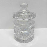 Clear Cut Crystal Jar