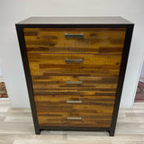 Brown Wood Dressers/Chest with 5 Drawers