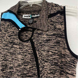 Jamie Sadock Size S Women's Brown-Black Pattern Asymmetrical Sleeveless Top