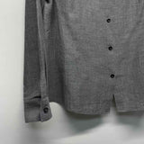Lafayette 148 Size 8-M Women's Gray Tweed Button Up Shirt