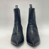 Valentino Size 39-8 Women's Black Solid Chelsea Booties