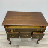 Ethan Allen Bronze Wood Table