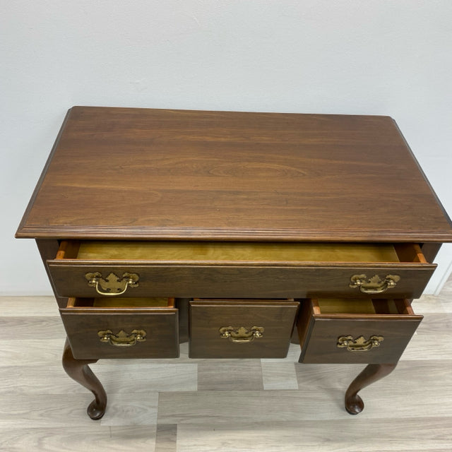 Ethan Allen Bronze Wood Table