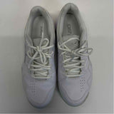 Asics Size 8 Women's White Solid Lace Up Sneakers