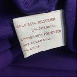 Suzi Chin Maggy Boutique Size 2-XS Women's Purple Solid Sheath Dress